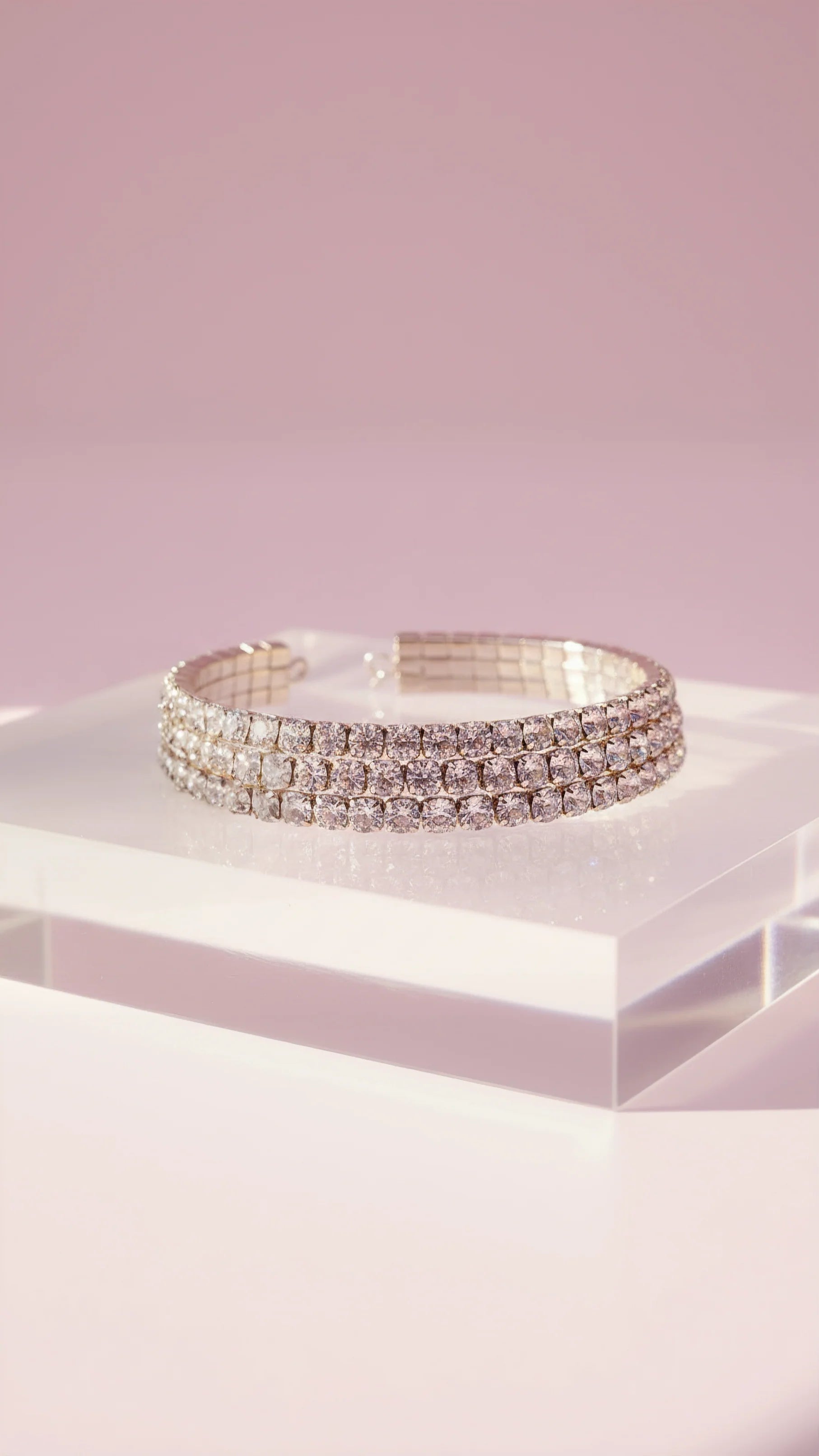 Crystal Layered Choker & Earrings Set