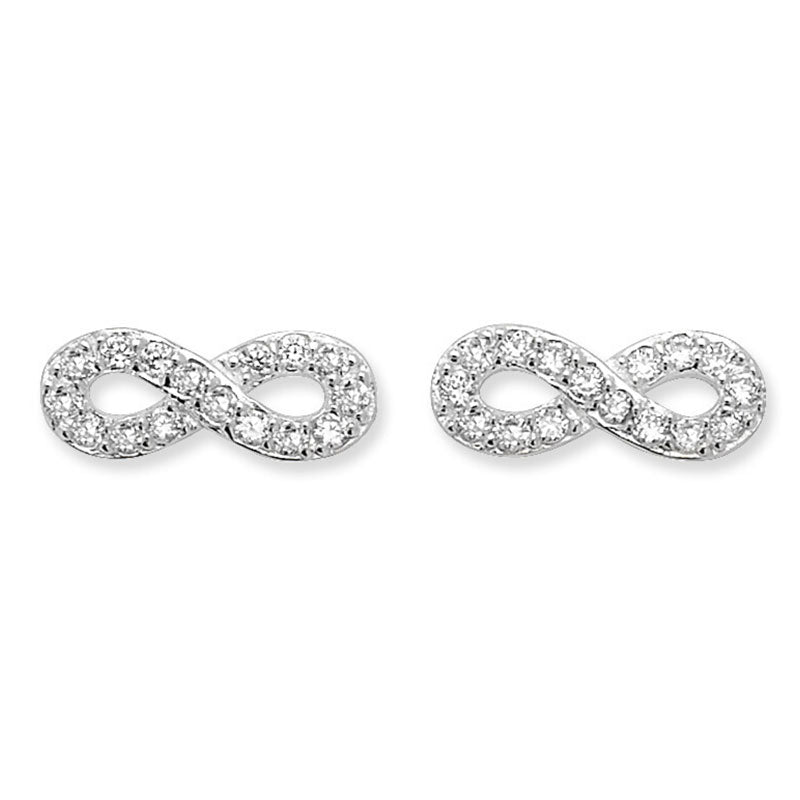 Infinity Stud Earrings