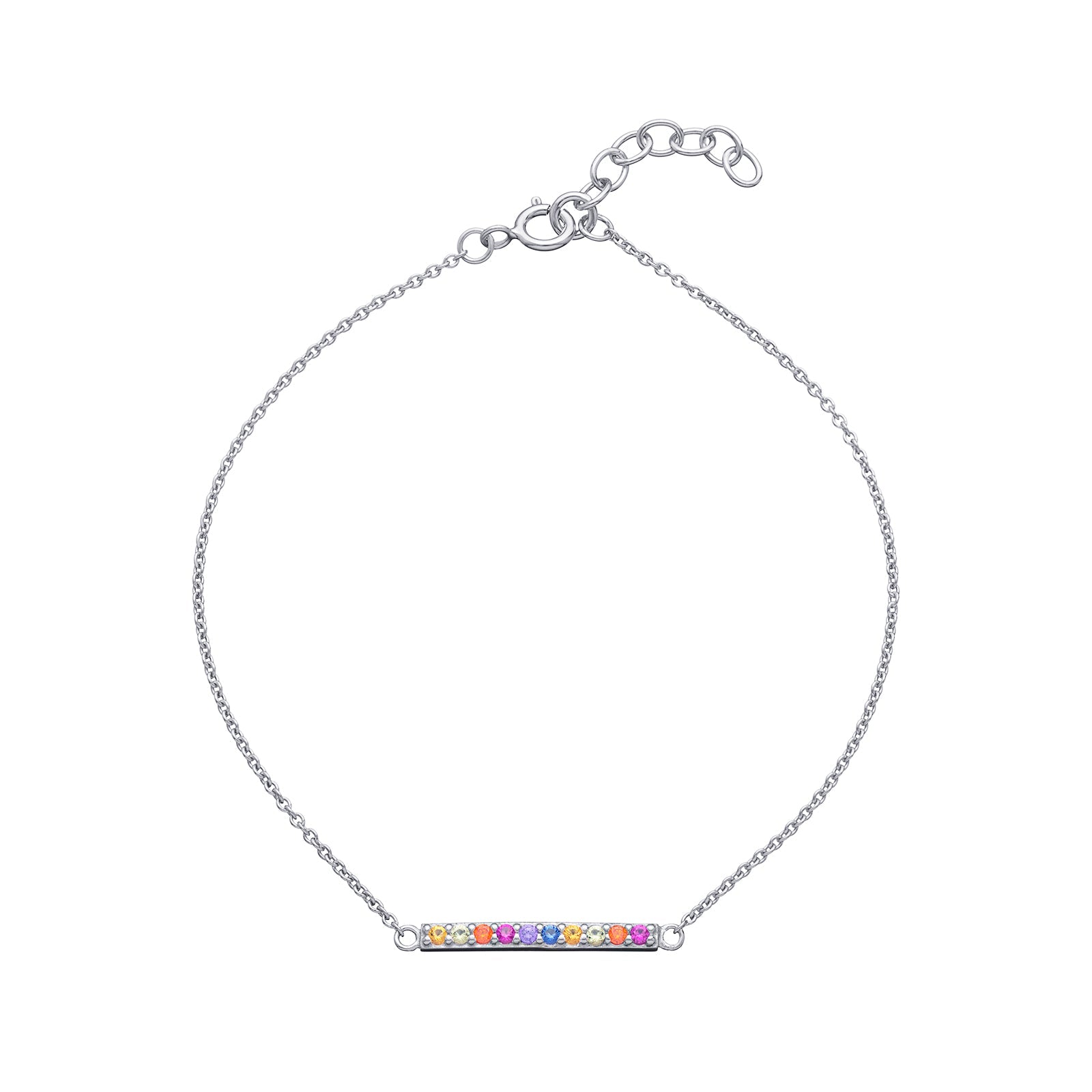 Rainbow Bar Bracelet