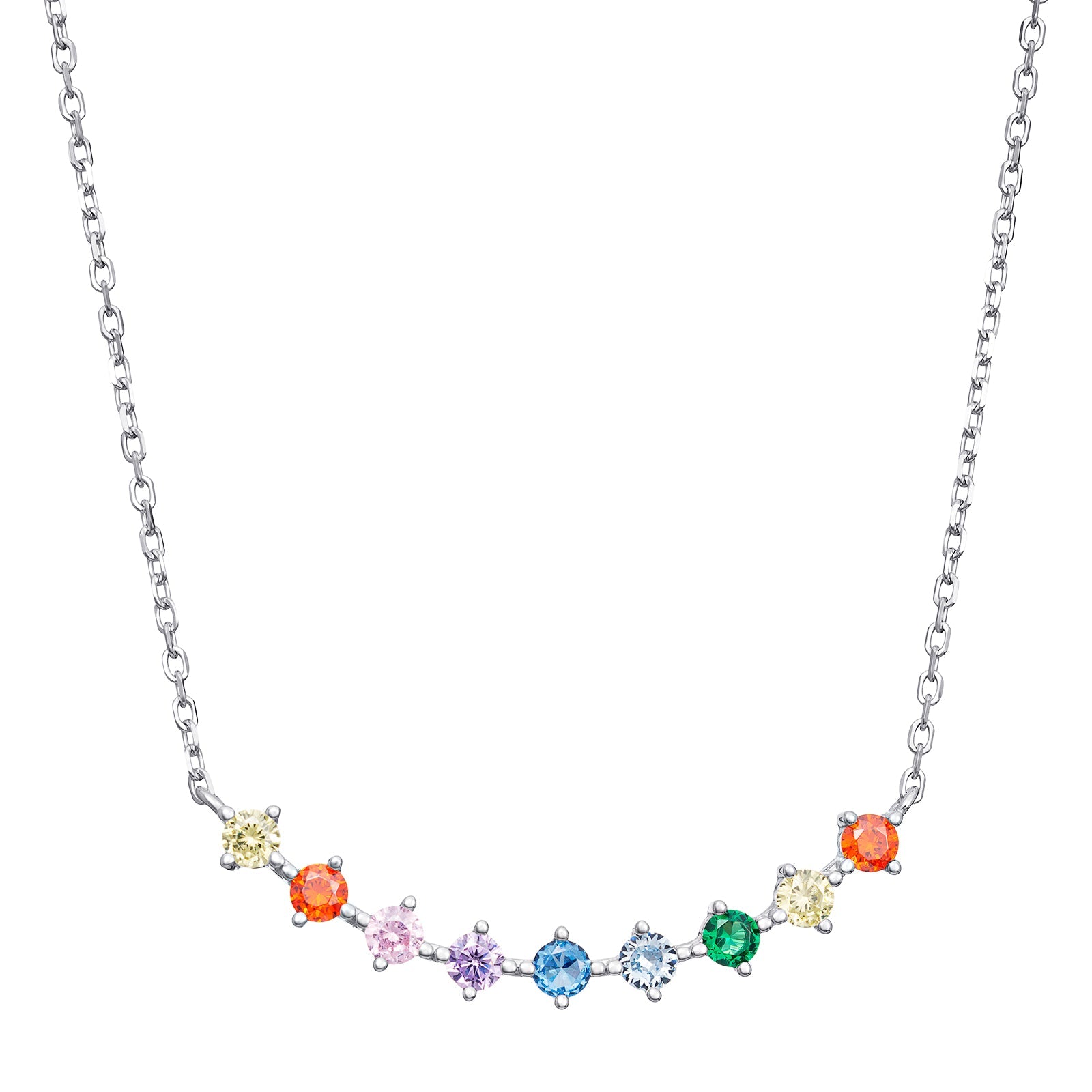 Rainbow Bar Necklace